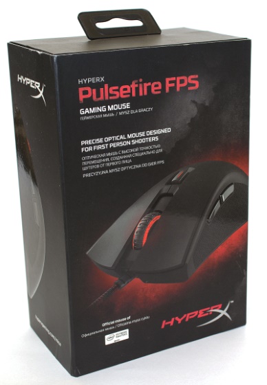 HyperX Pulsefire FPS упаковка