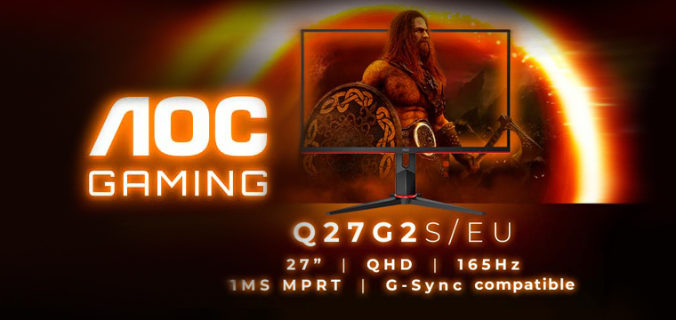 AOC представила 27-дюймовый игровой монитор Agon Q27G2S/EU