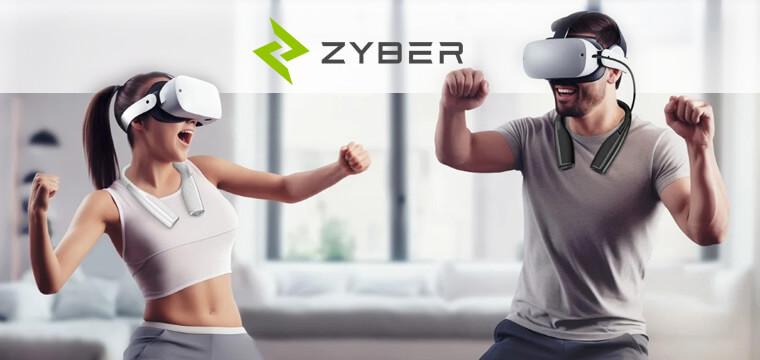 Удобный пауэрбанк для VR-шлемов - ZyberVR Neck Power Bank