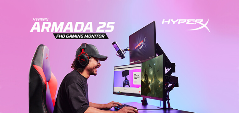 Новая линейка геймерских мониторов Armada от HyperX